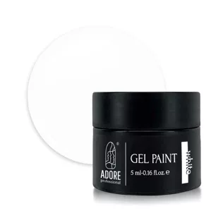ADORE Gel Paint Гель-фарба з липким шаром 5мл №01 Біла 