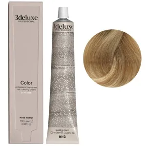 9/13 дуже світлий блондин бежевий Фарба для волосся, 100 мл Permanent Hair Color 3Deluxe Professional 