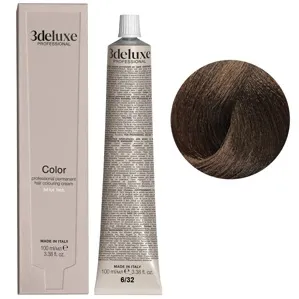 6/32 темний блондин золотисто-перламутровий Фарба для волосся, 100 мл Permanent Hair Color 3Deluxe Professional