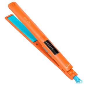 Плойка-випрамляч з турмаліновим покриттям (ширина 25 мм, довжина 120 мм) BLOOM Led Elegance (колір: Orange) GI0205 GA.MA Professional