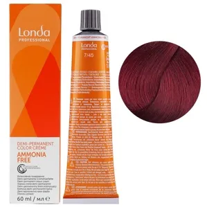 7/45  середній блондин мідно-червоний Демі-перманентна фарба без аміаку, 60 мл Demi-Permanent Color Londa Professional