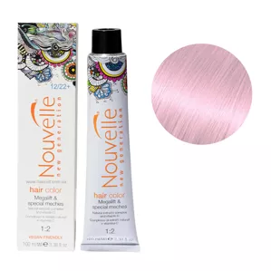 12/22+ перламутровий дуже світлий блонд Фарба для волосся перманентна, 100мл Permanent Hair Color Nouvelle