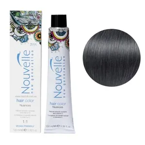 7/11 насичений попелястий блонд Фарба для волосся перманентна, 100мл Permanent Hair Color Nouvelle