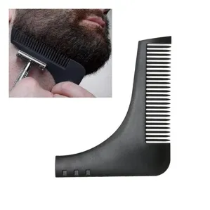 Гребінець для бороди "Кут" (чорний) 01439 PROLine