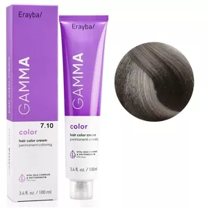 7/10 Перманентна крем-фарба для волосся 100мл GAMMA Color ERAYBA