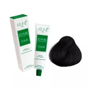 6/00 Темний блондин натуральний інтенсивний Фарба для волосся перманентна без аміаку, 60 мл SO PURE Color KEUNE