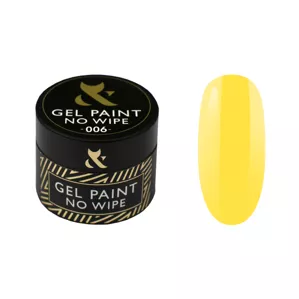 F.O.X Gel Paint No Wipe Гель фарба без липкого шару 5мл №006 Жовта 