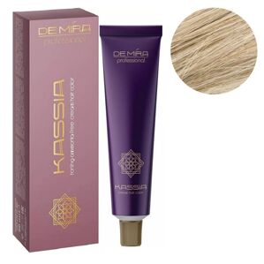 10/01 платиновий блондин натурально-попелястий Крем-фарба тонувальна для волосся без аміаку, 90мл  Cream hair color KASSIA DEMIRA Professional