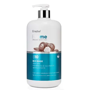 Біомаска відновлювальна з омолоджувальним ефектом, що містить алое вера, олію макадамії та ши, 1000 мл Bio Mask B10 BIOme ERAYBA