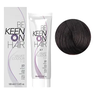 4/7 мокка Перманентна крем-фарба без аміаку, 100 мл VELVET COLOUR KEEN