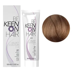 7/3 натуральний золотистий блондин Перманентна крем-фарба без аміаку, 100 мл VELVET COLOUR KEEN