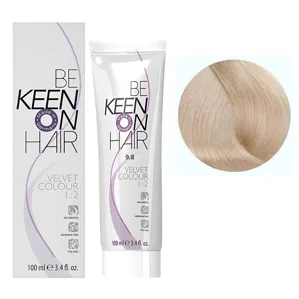 9/8 світлий перлиний блондин Перманентна крем-фарба без аміаку, 100 мл VELVET COLOUR KEEN