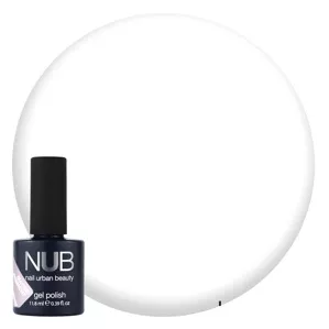 NUB Gel Polish Maybe French Гель-лак для френчу 11,8мл Bright White з тонким пензликом 