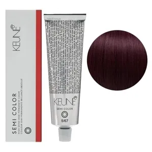 5/67 Світло-коричневий червоно-фіолетовий Фарба для тонування волосся без аміаку,  60 мл Demi-Permanent Color SЕМІ COLOR KEUNE