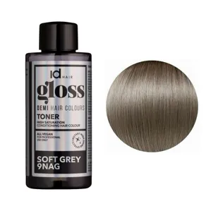 9NAG (9/13) Soft Grey Деміперманентна рідка фарба для волосся без аміаку, 75 мл Demi Hair Colours TONER GLOSS ID Hair