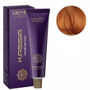 8/34  світлий блондин золотисто-мідний Крем-фарба для волосся перманентна, 90мл Cream hair color KASSIA DEMIRA Professional