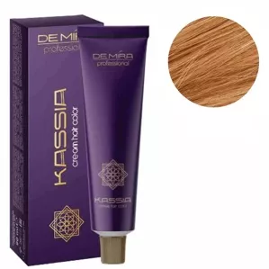 9/34 дуже світлий блондин золотисто-мідний Крем-фарба для волосся перманентна, 90мл Cream hair color KASSIA DEMIRA Professional