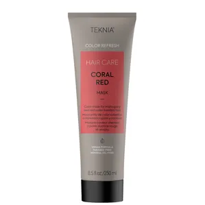 Маска для оновлення кольору червоних відтінків волосся, 250 мл 44242 CORAL RED MASK Color Refresh TEKNIA LAKME