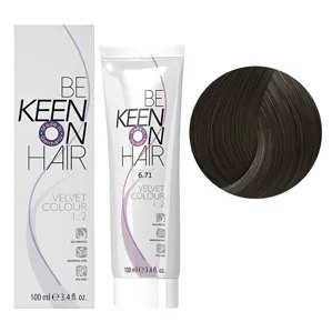6/71 табак Перманентна крем-фарба без аміаку, 100 мл VELVET COLOUR KEEN