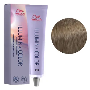 8/13 світлий блондин попелясто-золотистий Стійка крем-фарба для волосся, 60 мл ILLUMINA COLOR Wella Professionals