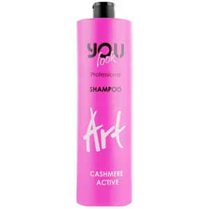 Шампунь зволожувальний з екстрактом кашеміру для надання блиску фарбованого волосся, 1000 мл Shampoo CASHMERE ACTIVE Art You look Professional