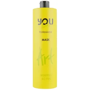 Маска живильна з активними мінералами для блиску пошкодженого волосся, 1000 мл Mask MINERAL ACTIVE Art You look Professional
