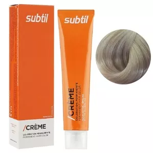 10/12 екстра світлий блондин попелясто-перламутровий Стійка фарба 60 мл CREME Permanent Hair Color Subtil  