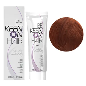 7/44 натуральний інтенсивно-мідний блондин Перманентна крем-фарба без аміаку, 100 мл VELVET COLOUR KEEN