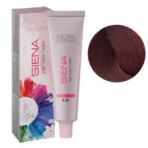 5/46 середньо-каштановий червоно-фіолетовий Фарба для волосся стійка, 90мл  SIENA Chromatic Save jNOWA Professiona