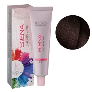 5/6 середньо-каштановий фіолетовий Фарба для волосся стійка, 90мл  SIENA Chromatic Save jNOWA Professiona