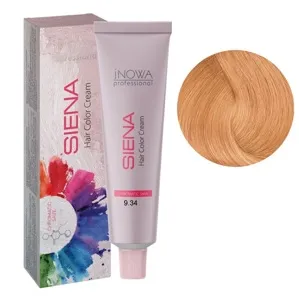 9/34 дуже світлий блондин золотисто-червоний  Фарба для волосся стійка, 90мл  SIENA Chromatic Save jNOWA Professiona