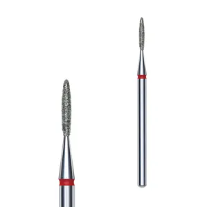 Фреза діамантова ПОЛУМ’Я ЧЕРВОНЕ діаметр 1,4 мм / робоча частина 8 мм EXPERT (FA10R014/8) STALEKS PRO