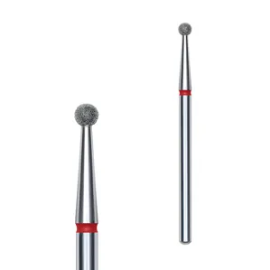 Фреза діамантова КУЛЯ ЧЕРВОНА діаметр 2,5 мм EXPERT (FA01R025) STALEKS PRO