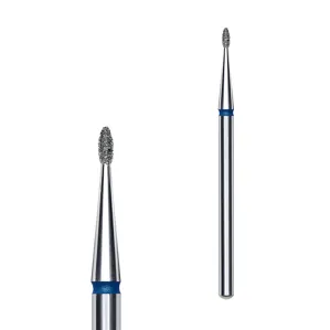 Фреза діамантова ПОЧКА ЗАКРУГЛЕНА СИНЯ діаметр 1,2 мм / робоча частина 3 мм EXPERT (FA50B012/3) STALEKS PRO