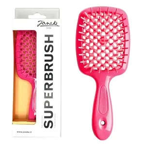 Щітка для волосся продувна ( колір: Неон рожевий ) PINK Standart SUPERBRUSH Janeke