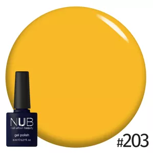 NUB Gel Polish Гель-лак 8мл № 203