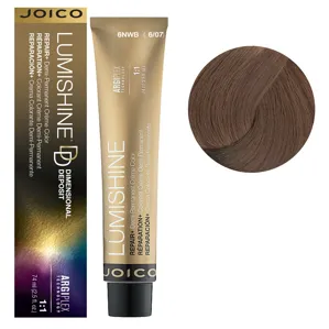 6NWB (6/07) Деміперманентна крем-фарба без аміаку подвійної пігментаціїї, 74 мл Demi-Permanent Color Dimensional Deposit LumiShine  JOICO