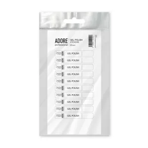 ADORE Sticers Gel Polish Наліпки брендовані на тіпси 20шт 