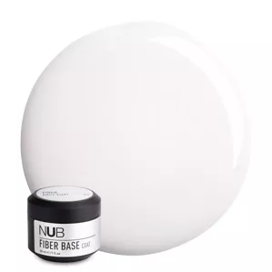 NUB Fiber Base coat Основа з волокнами під гель-лак 30мл №01 MILK