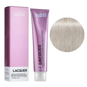 10/12 екстрасвітлий блондин попелясто-перламуровий Безаміачна тонувальна гелева фарба на кислотній основі, 60 мл LACQUER SUBTIL