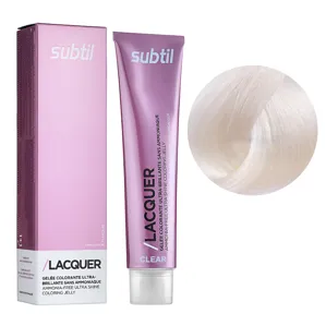 Прозорий (CLEAR) Безаміачна тонувальна гелева фарба на кислотній основі, 60 мл LACQUER SUBTIL