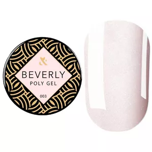 Полі гель з шиммером, 15 мл №003 Poly Gel Beverly F.O.X