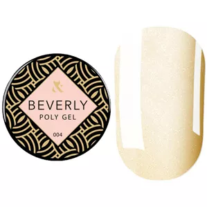 Полі гель з шиммером, 15 мл №004 Poly Gel Beverly F.O.X