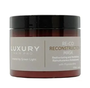 Маска для реконструкції волосся а з фітокератином,  250 мл  Reconstruction Mask RE-CO LUXURY GREEN LIGHT 