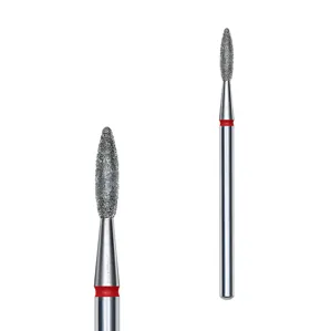 Фреза діамантова ПОЛУМ’Я ЧЕРВОНЕ діаметр 2,1 мм / робоча частина 8 мм EXPERT (FA10R021/8) STALEKS PRO
