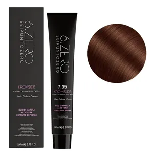 7/35 Крем-фарба для волосся стійка, 100мл  Hair Color Cream KROMSIDE 6.ZERO Seipuntozero