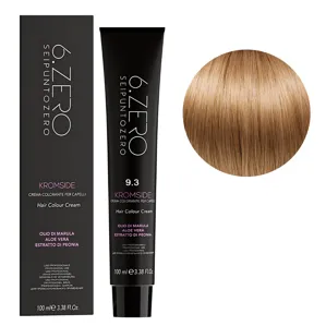 9/3 Крем-фарба для волосся стійка, 100мл  Hair Color Cream KROMSIDE 6.ZERO Seipuntozero