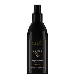Маска-спрей багатофункціональна незмивна з чорною смородиною і рослинним колагеном 10 в 1, 200 мл Connection X10 Selection XY 6.ZERO SEIPUNTOZERO