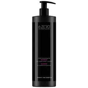 Шампунь для фарбованого та обробленого волосся з аргановою олією, 1000 мл Shampoo POST COLOR SALON 6.ZERO SEIPUNTOZERO