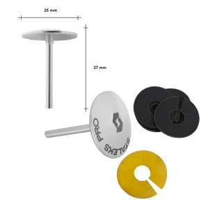 Педикюрний диск ПАРАСОЛЬКА "L" (25 мм) зі змінними файлами 180 грит (5 шт) PODODISC UPDset-25 STALEKS PRO